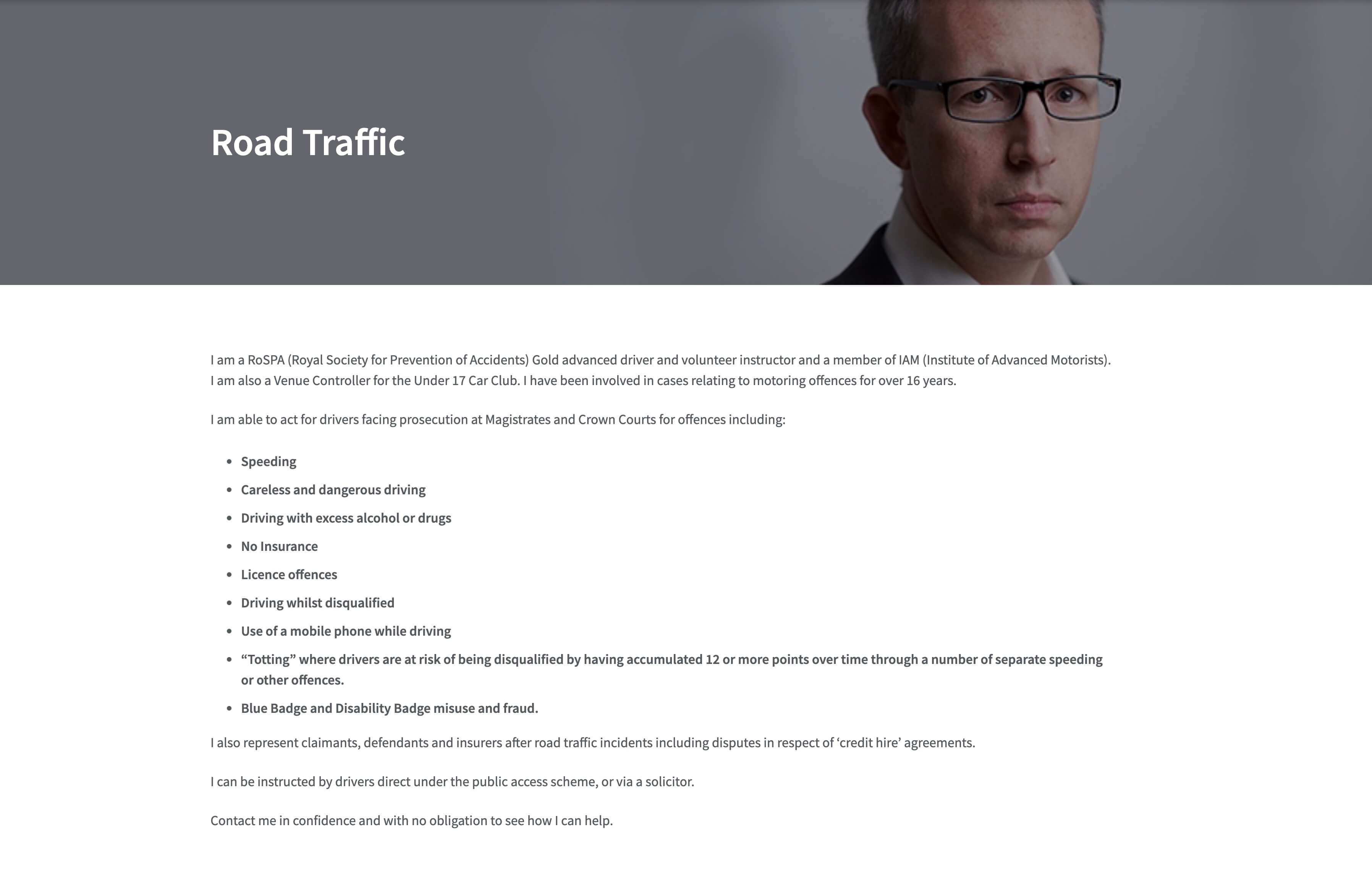 Testimonials Robin Somerville Direct Access Barrister