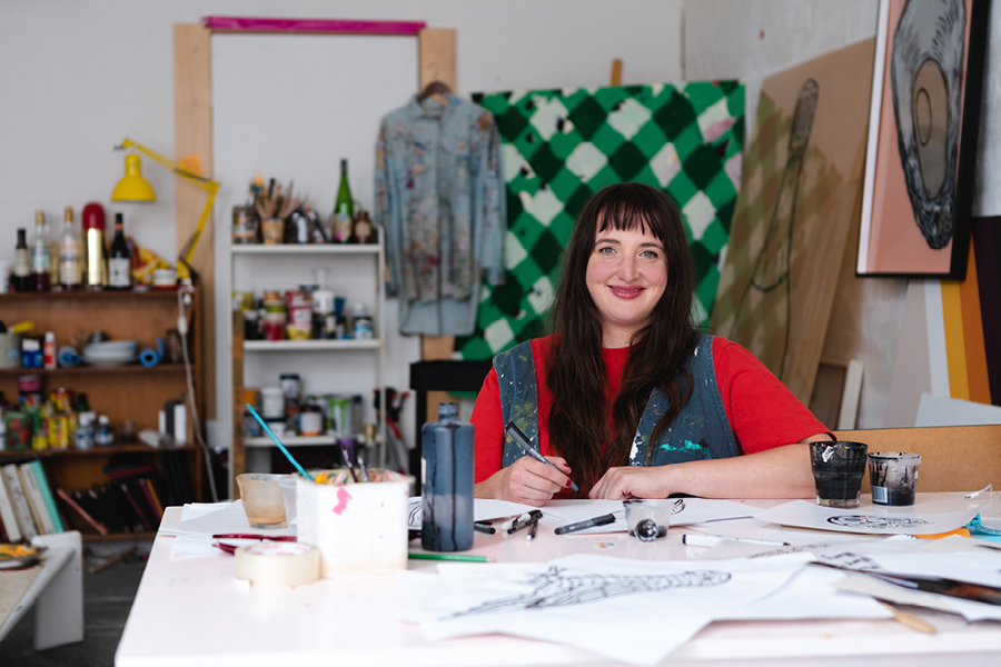 Adelaide artist Billie Justice Thomson reveals her creative process.