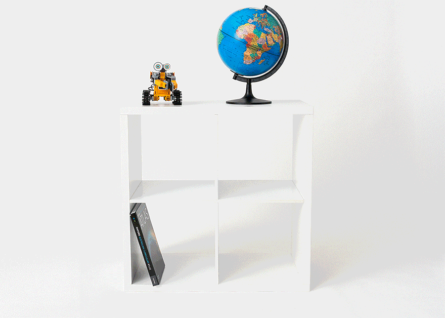 Kids room organisation: storage cube