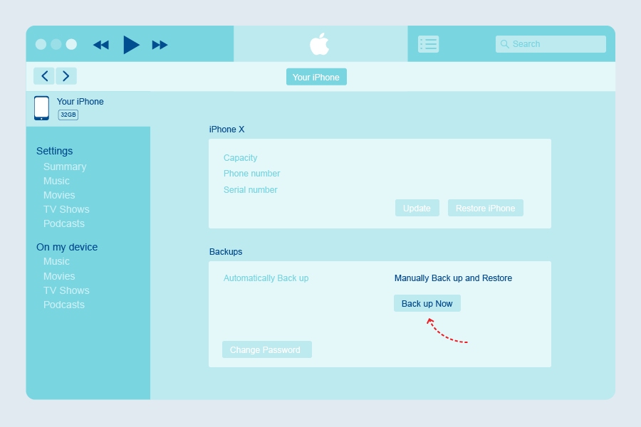 An easy-to-follow guide on how to back up your iPhone to your computer using iTunes