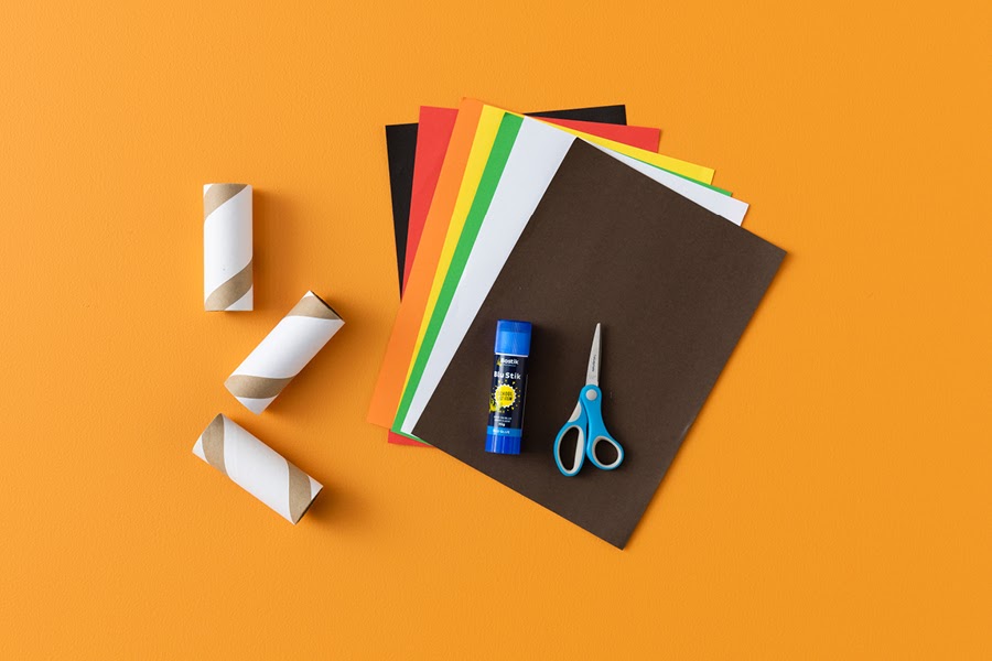 Old cardboard rolls? Save them for this easy Halloween craft project for kids.