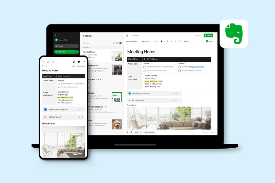 The best business resource for collaboration to try this month is Evernote Business.