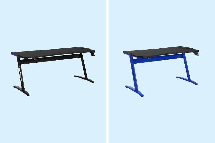Go big or go home – the right gaming desk makes for a more comfortable and spacious gaming session.
