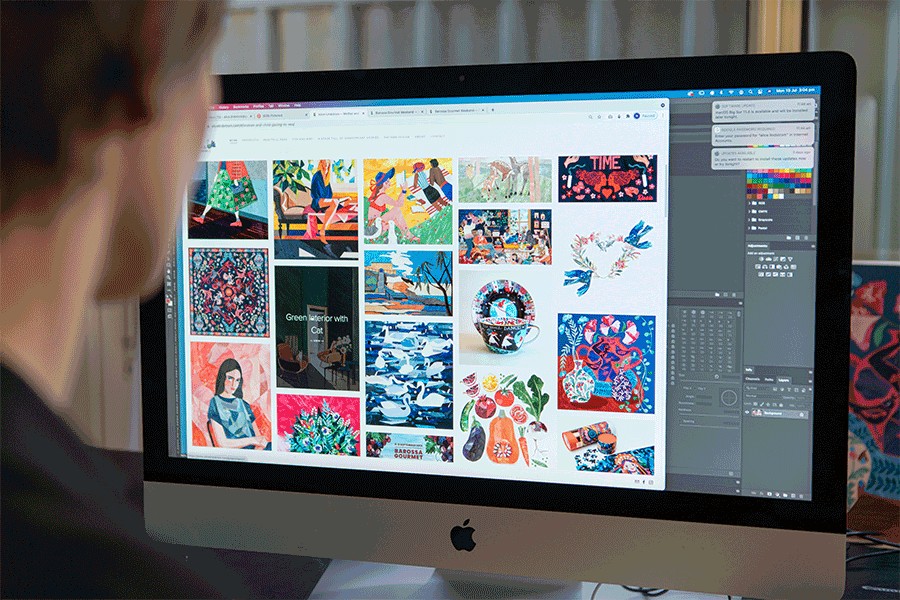 Collage artist Alice Lindstrom shares her creative process and the places she finds creative inspiration.