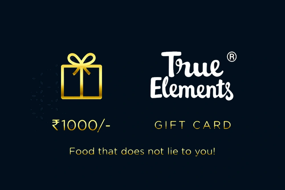 Carte cadeau électronique True Elements Rs 1000