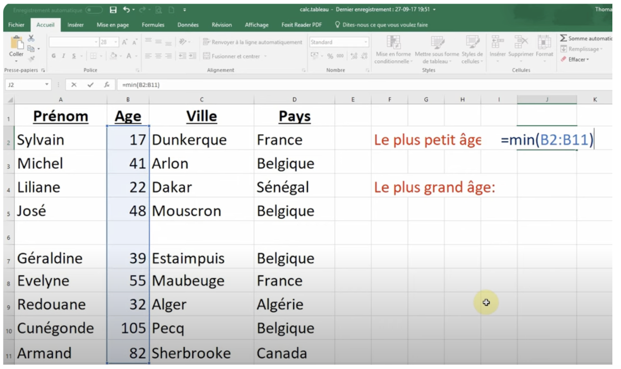 10 formules à connaître pour bien débuter sur Excel