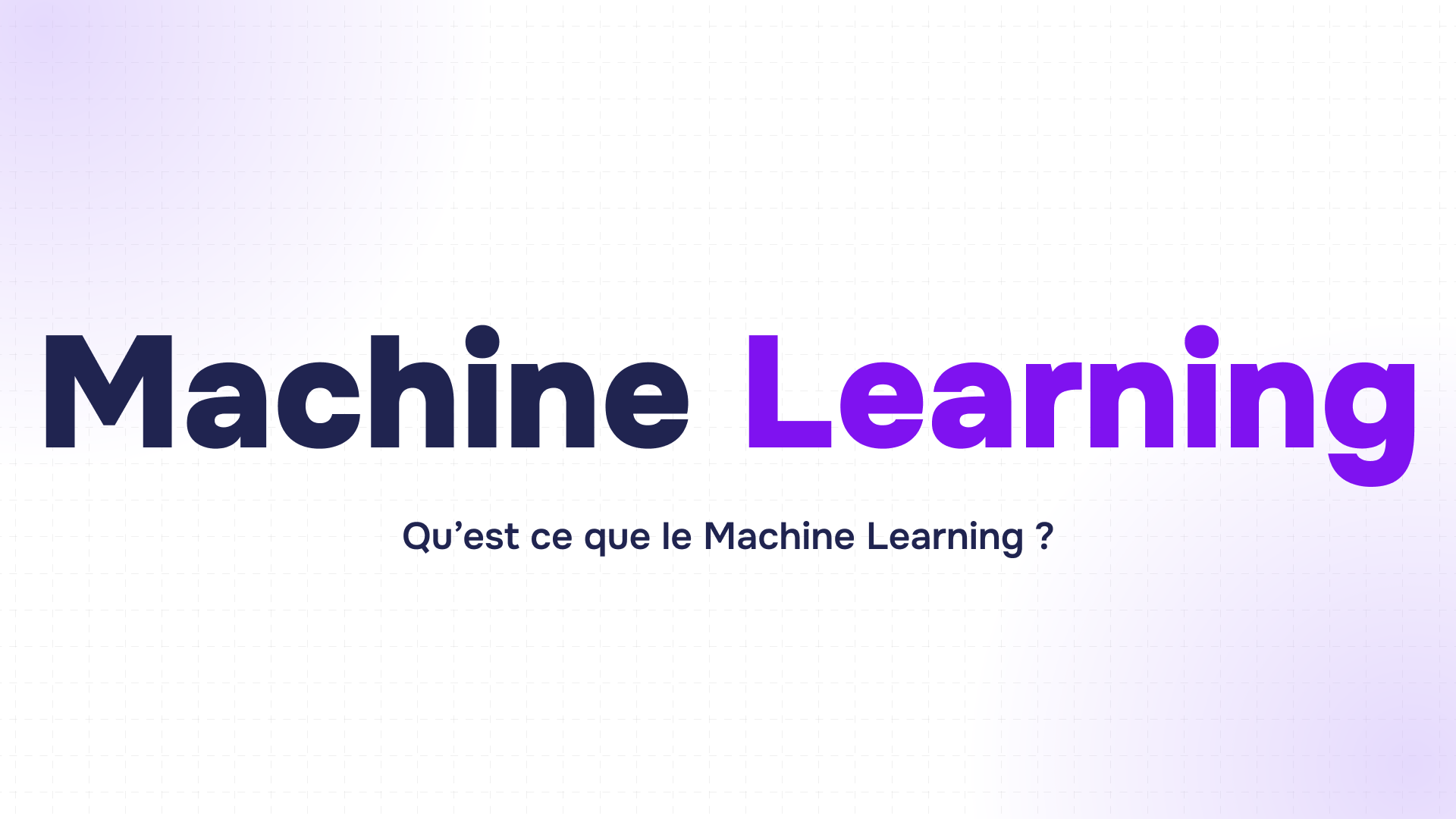 Machine Learning : Qu'est-ce que le machine learning