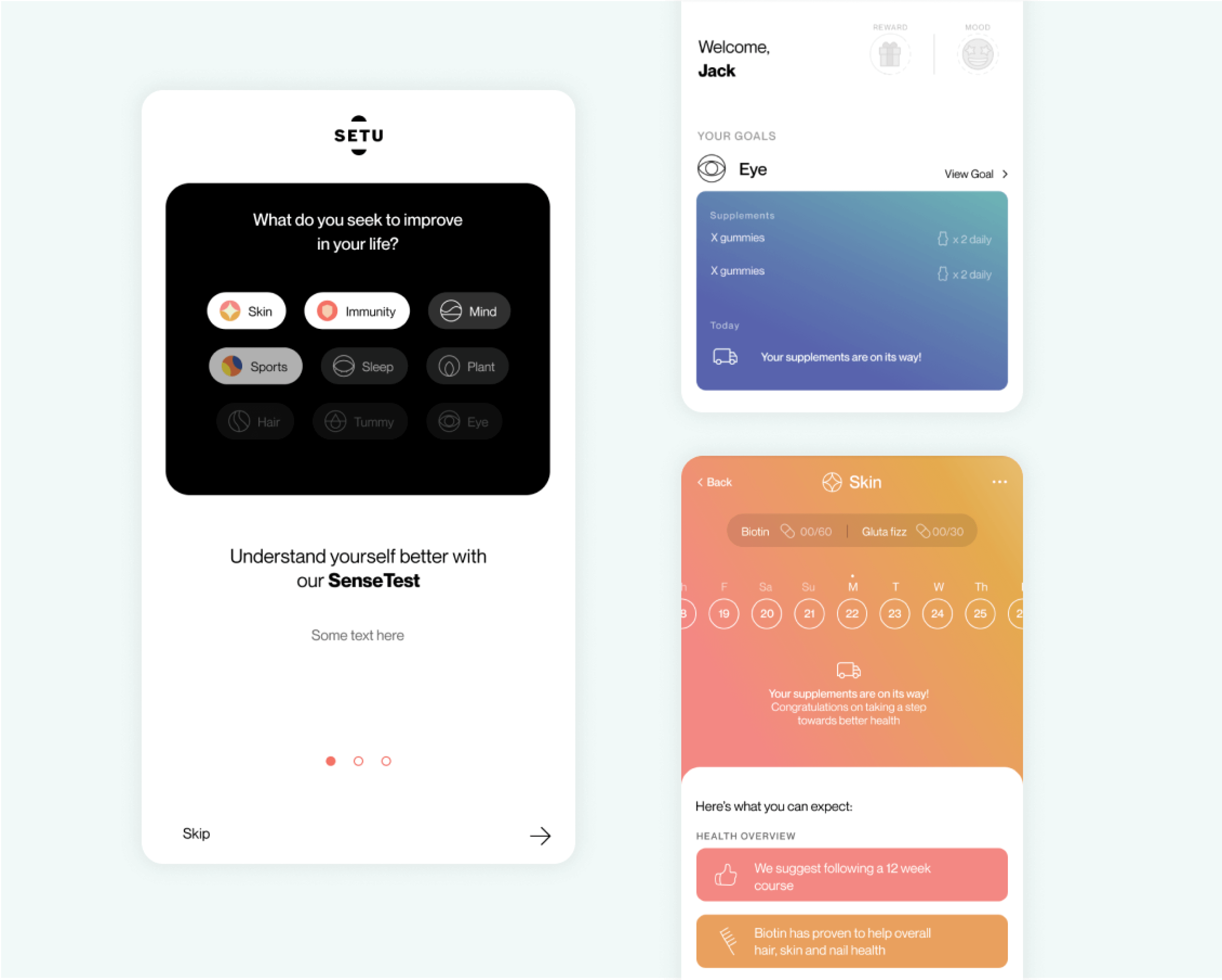 Setu App | D2C | Nutrition and health assessment