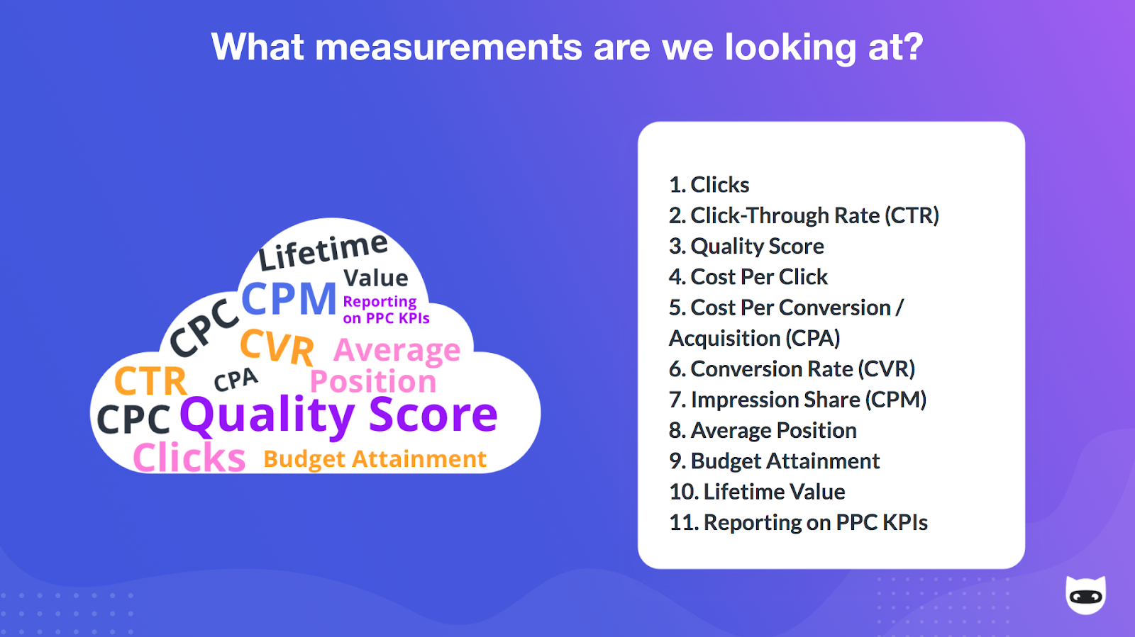 Common Digital Marketing Performance Metrics by NinjaCat