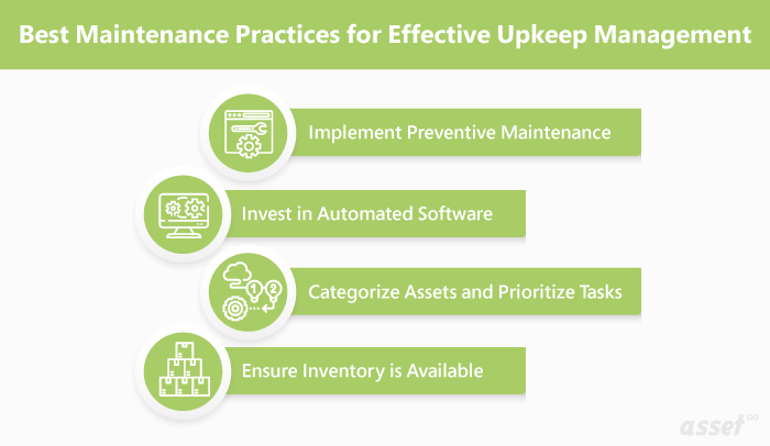 Best Maintenance Practices for Upkeep Management