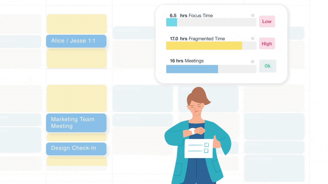 Your calendar is optimized by Clockwise