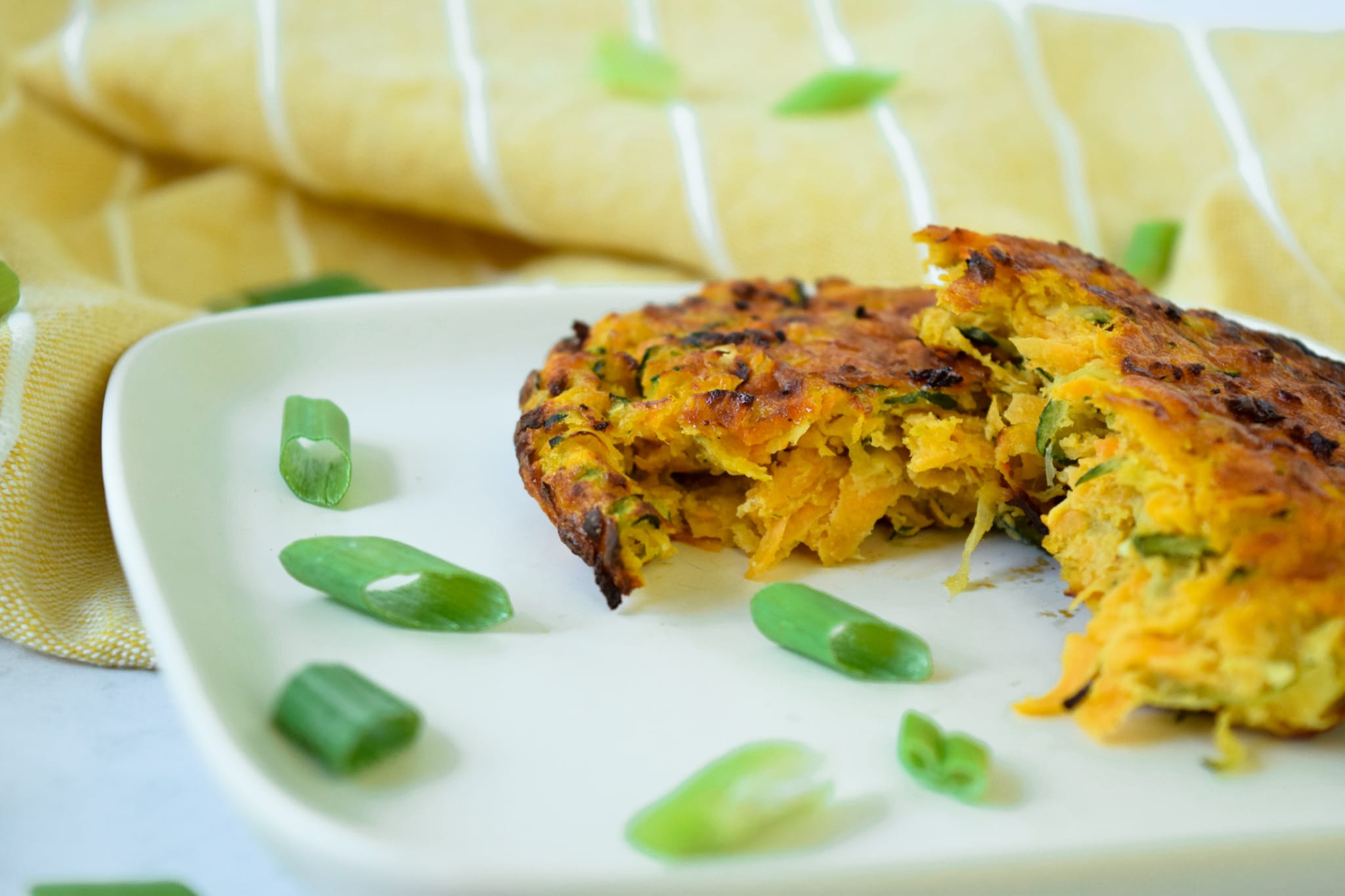 Air Fryer Zucchini & Sweet Potato Fritters