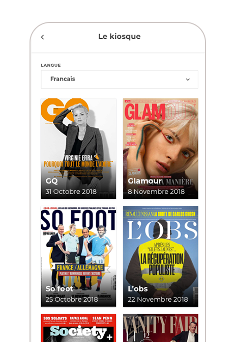 presse numérique loungeup application mobile
