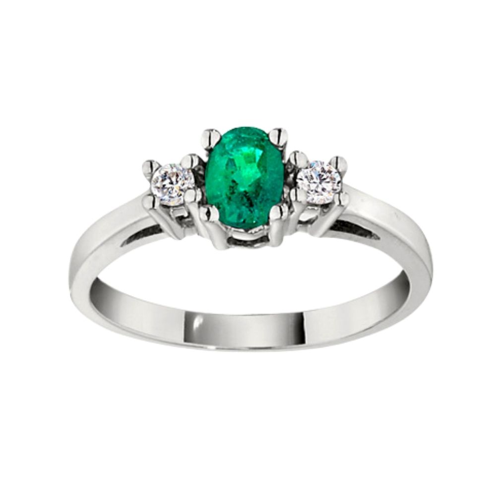Oval Gemstone and Diamond Ring | Jabel