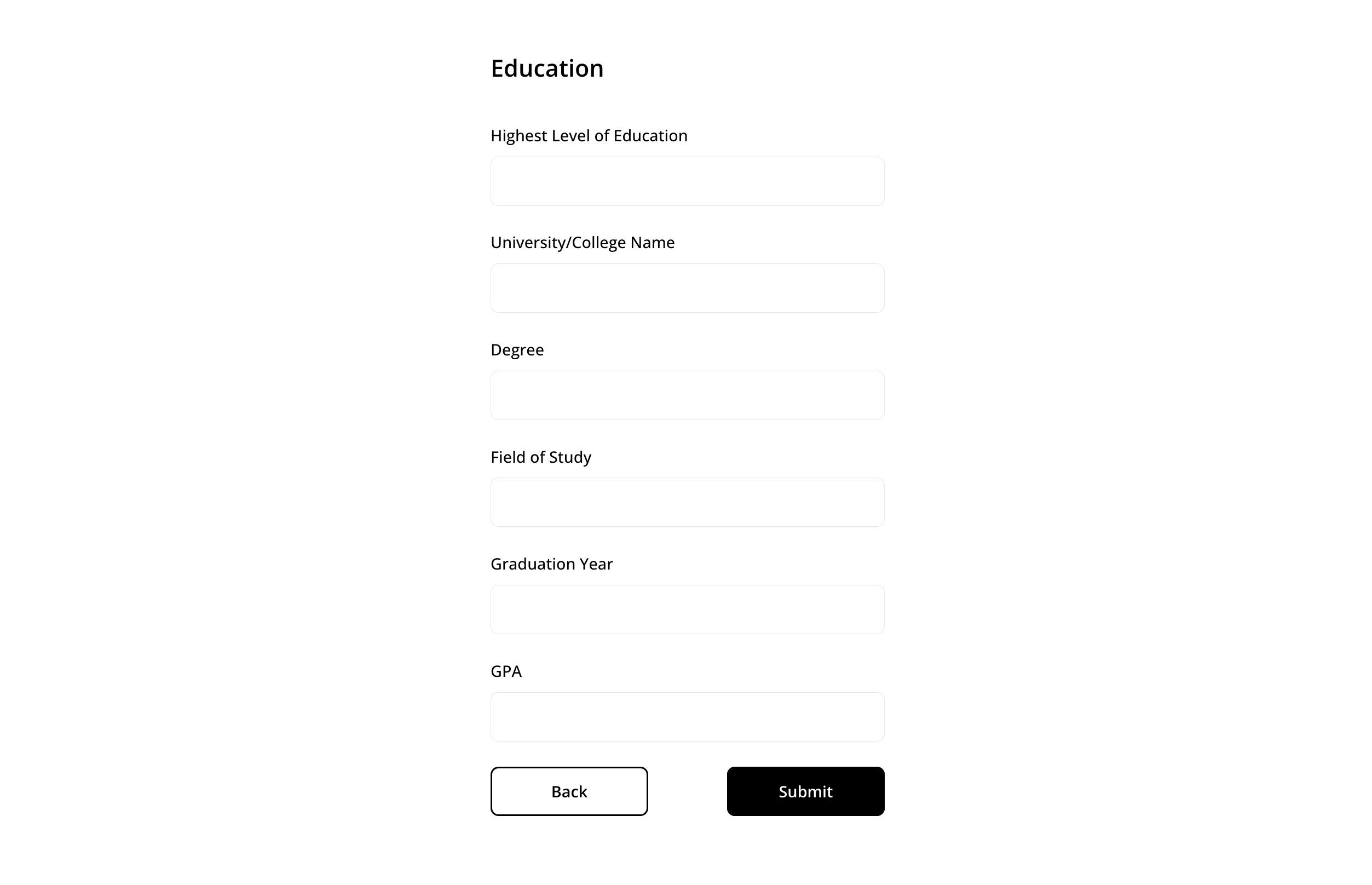 Intern Application Form Template Feathery Intern Application Form Template Feathery