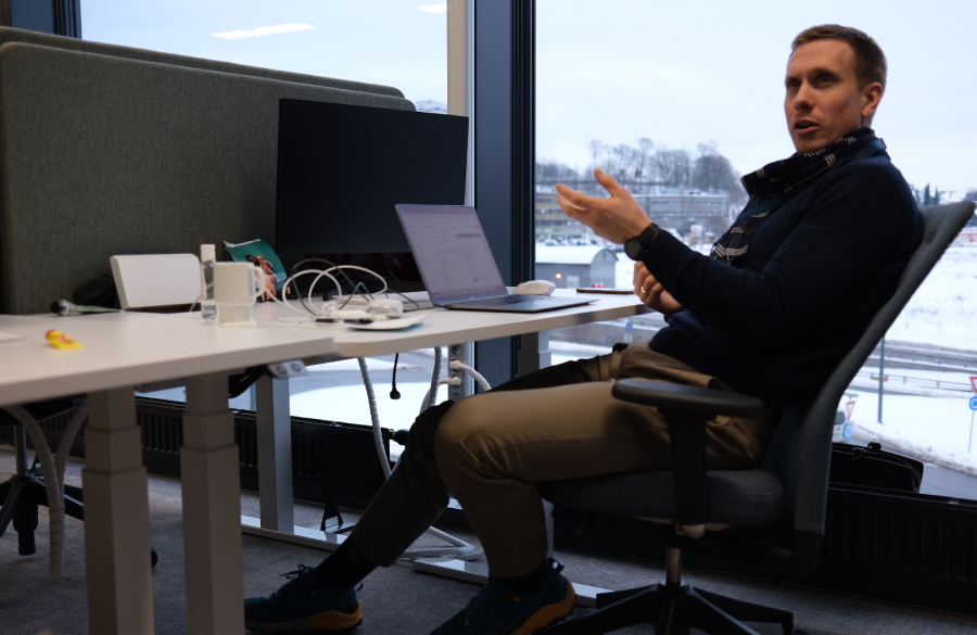 mann, kontor, Flexspace, Evolve Løren Hasle Kontor