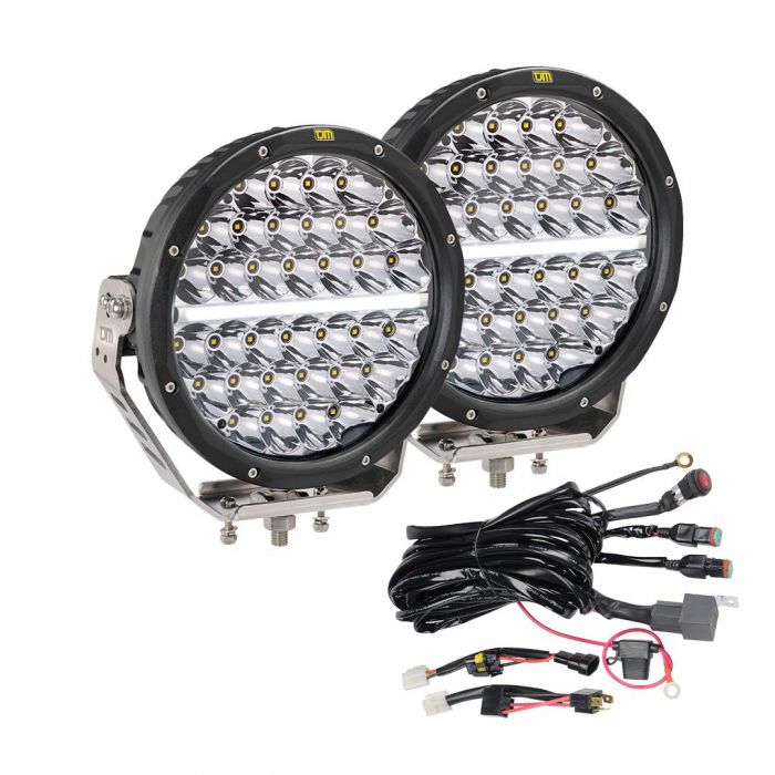 TJM 230MM ROUND LED DRIVING LIGHT