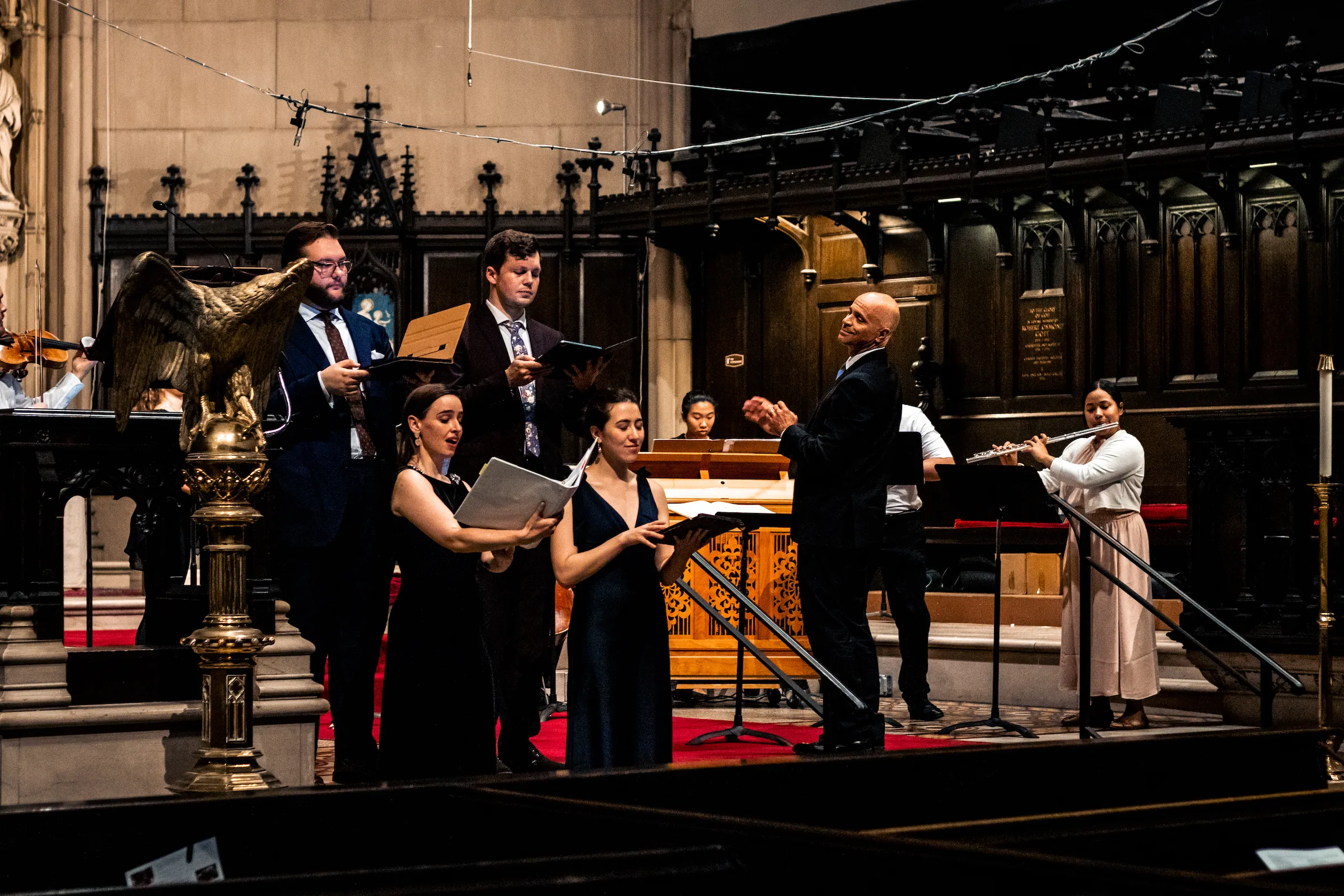 A performance at the Bach Institute