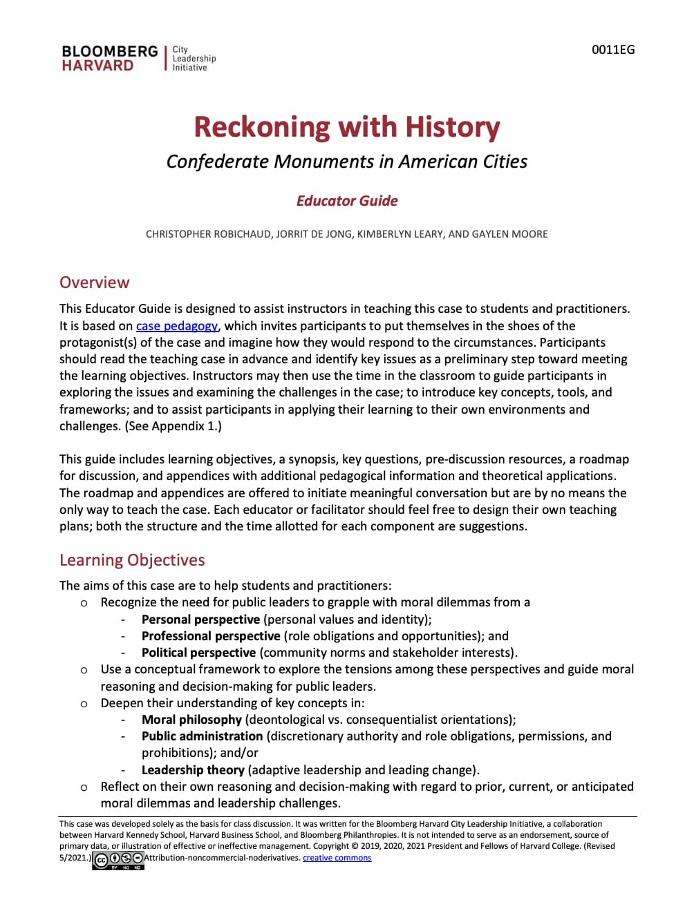 Reckoning with History Confederate Monuments in American Cities - Educator Guide