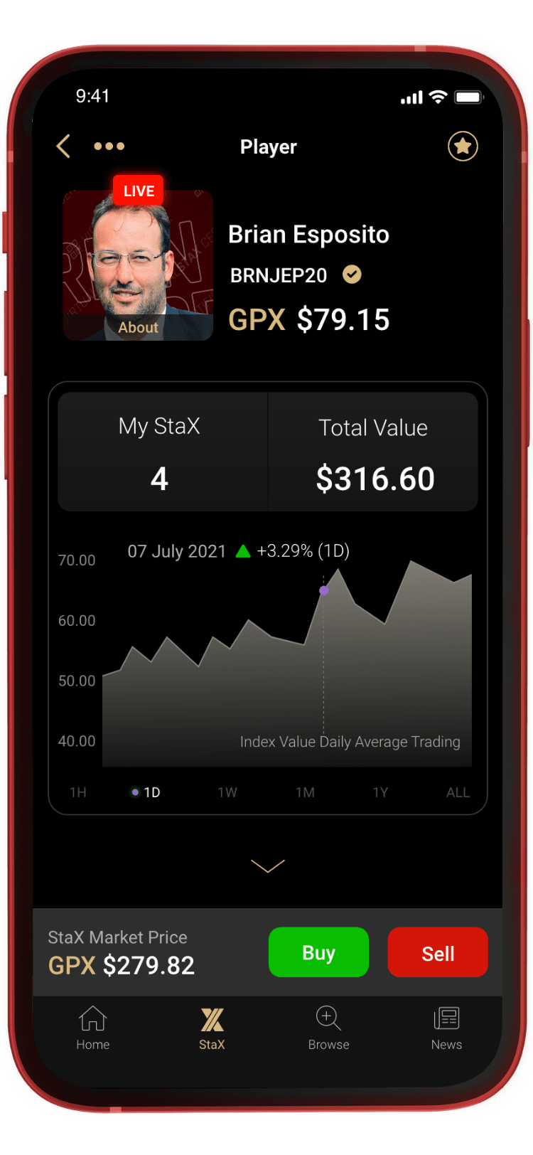 VirtualStax app Brian J Esposito