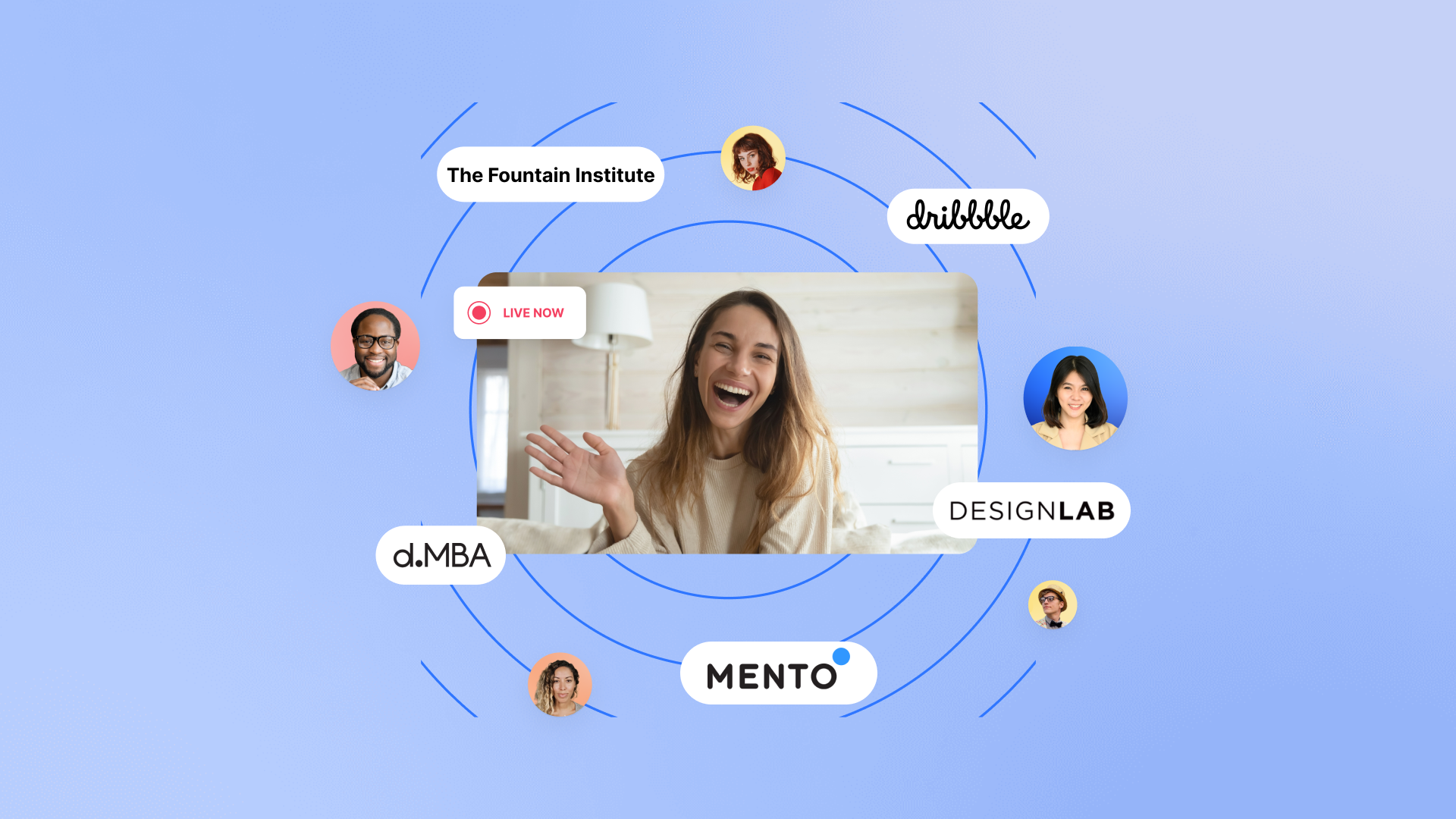 Virtual design communities such as Dribble, The Fountain Institute, d.MBA, and more.