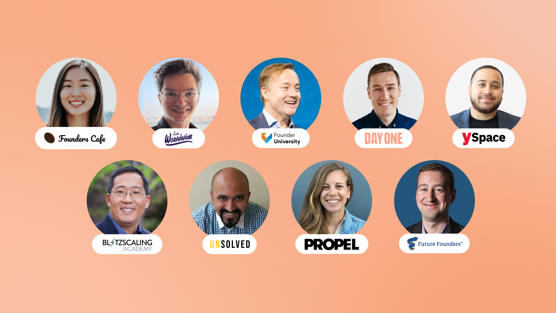 Entrepreneurship learning communities such as YSpace, Unsolved, Future Founders, and more.