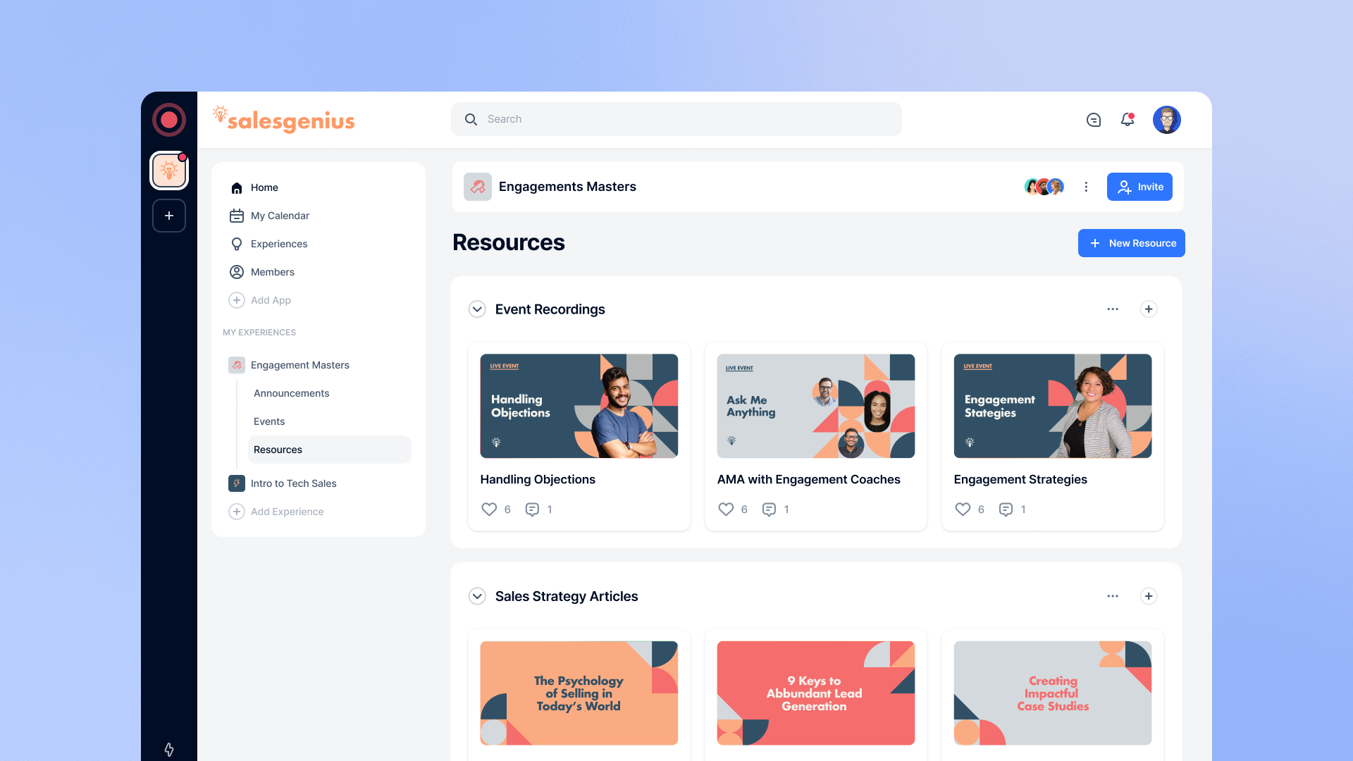 Create resource and content collections on the Disco platform