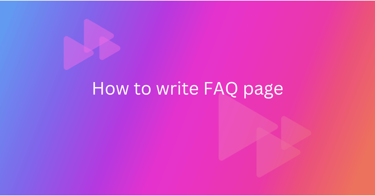 How to write FAQ page | Guidde