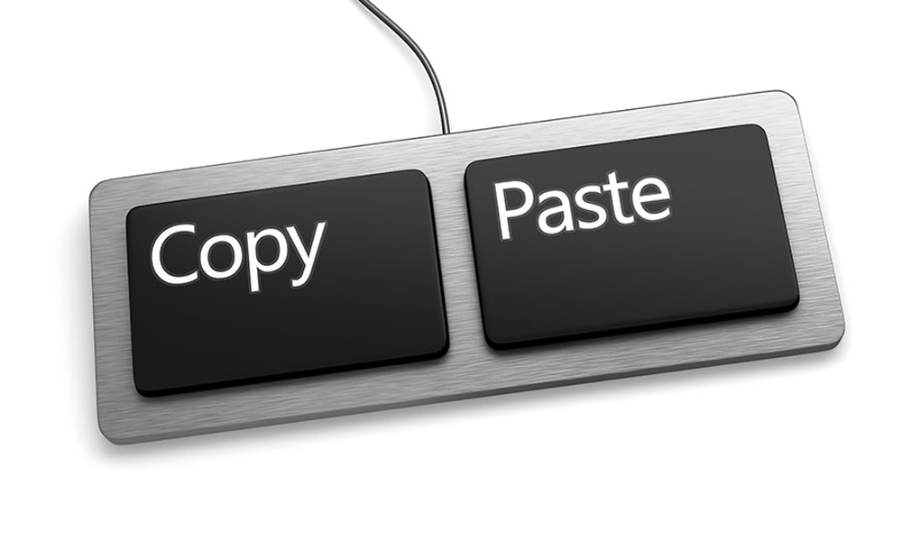 Tombol copy dan paste di keyboard