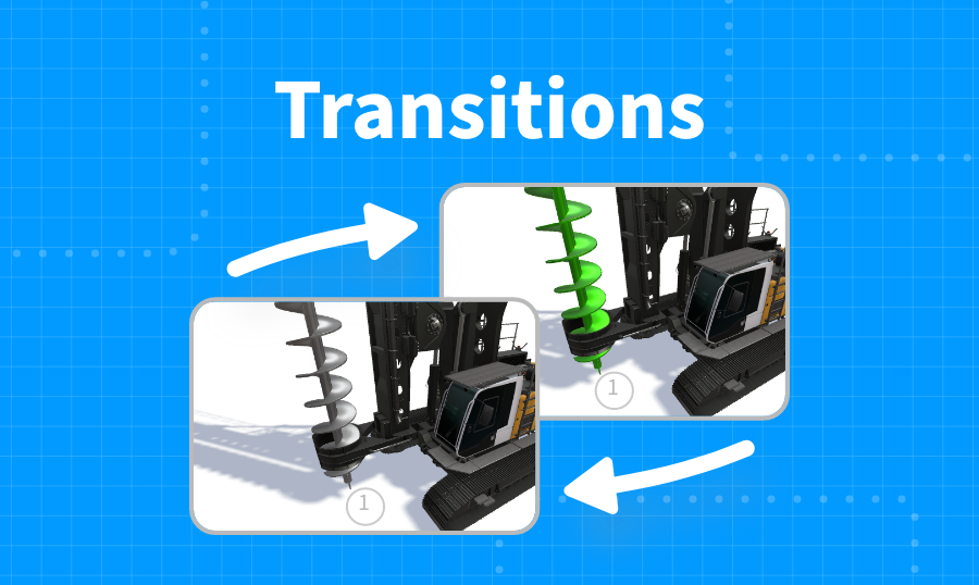 Transitions between Steps