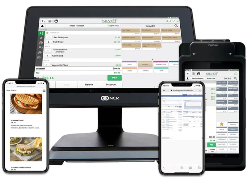 Cloud Based POS System for Small Restaurants NCR Silver