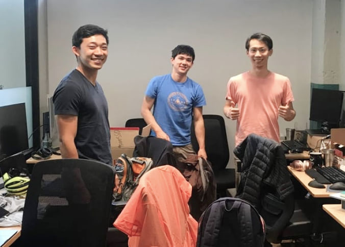 assembled team photo