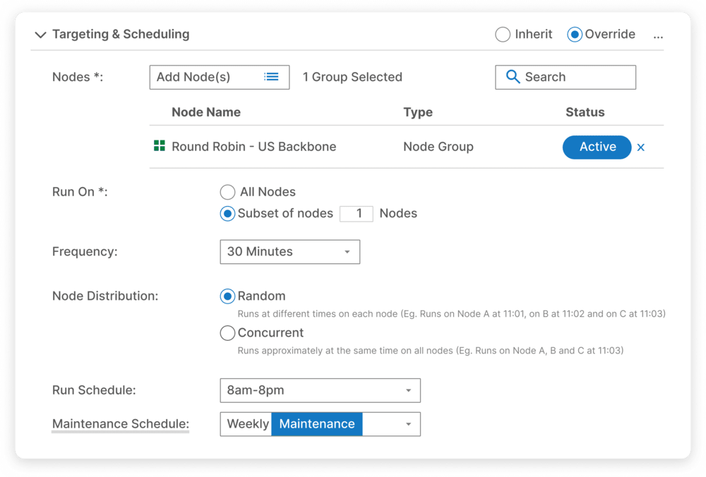 illustrated sla management screenshot