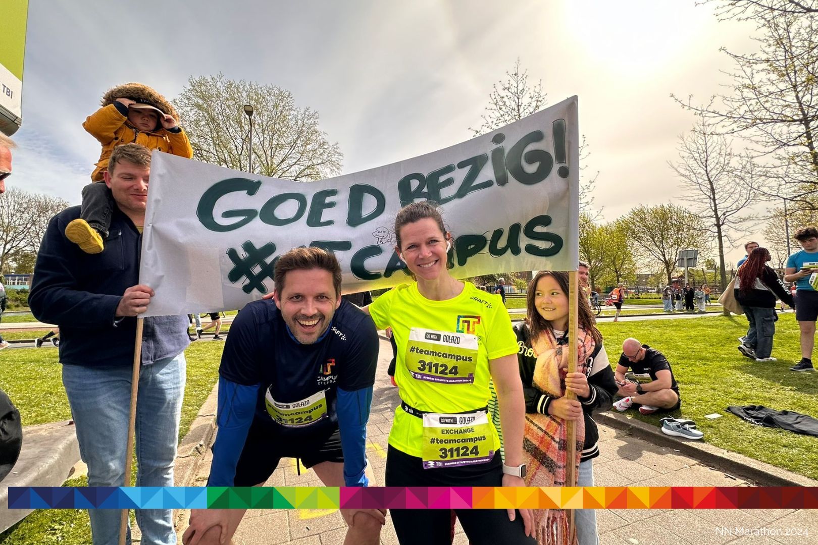 teamcampus rende ook mee met de 43e editie van de NN Marathon