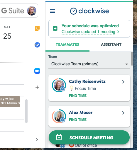Clockwise Scheduler