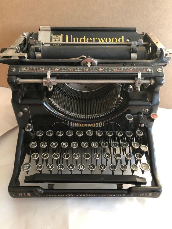Underwood typewriter