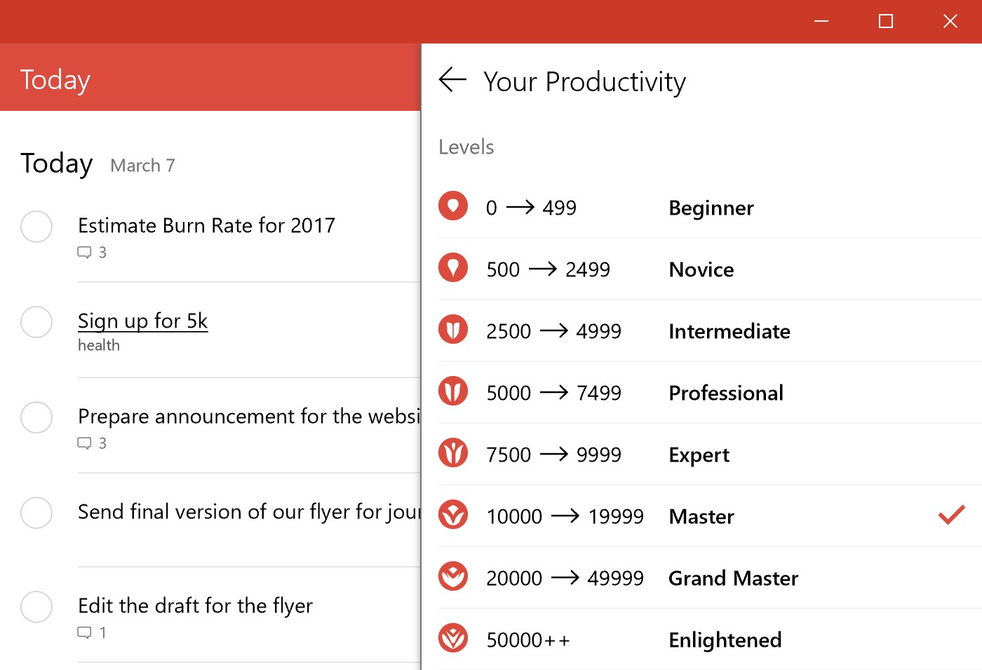 Todoist Karma