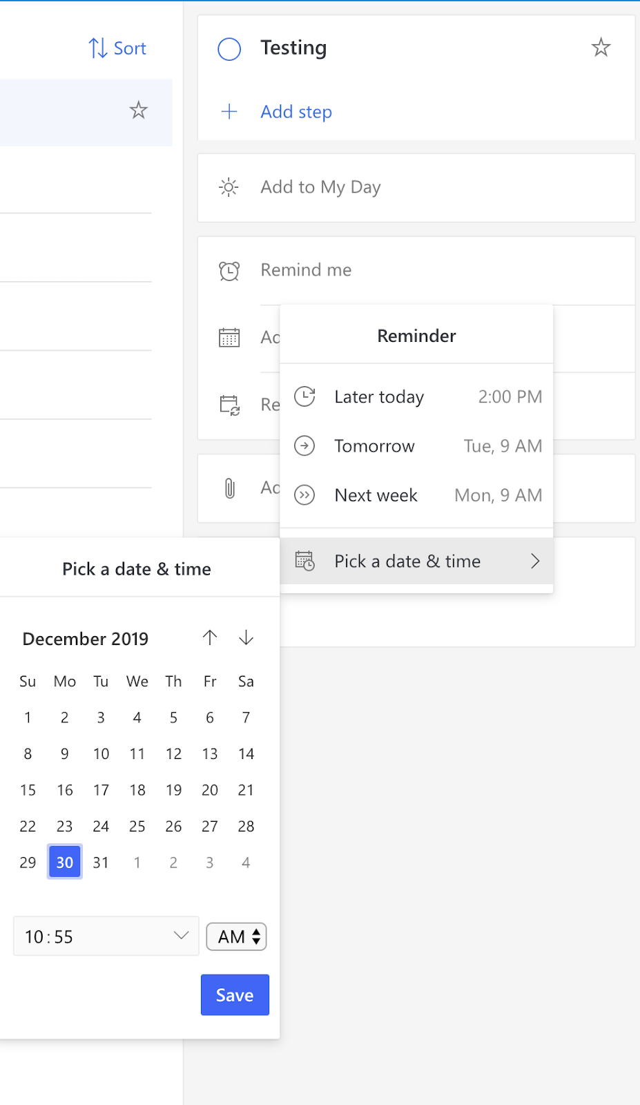 Microsoft To Do reminders/notifications