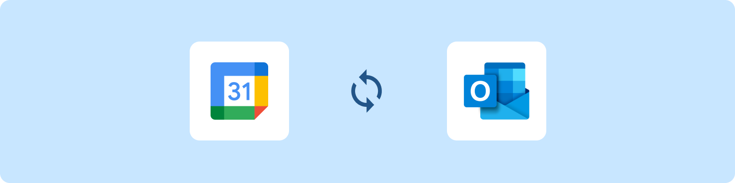 sync work and personal outlook calendar on ios or andriod