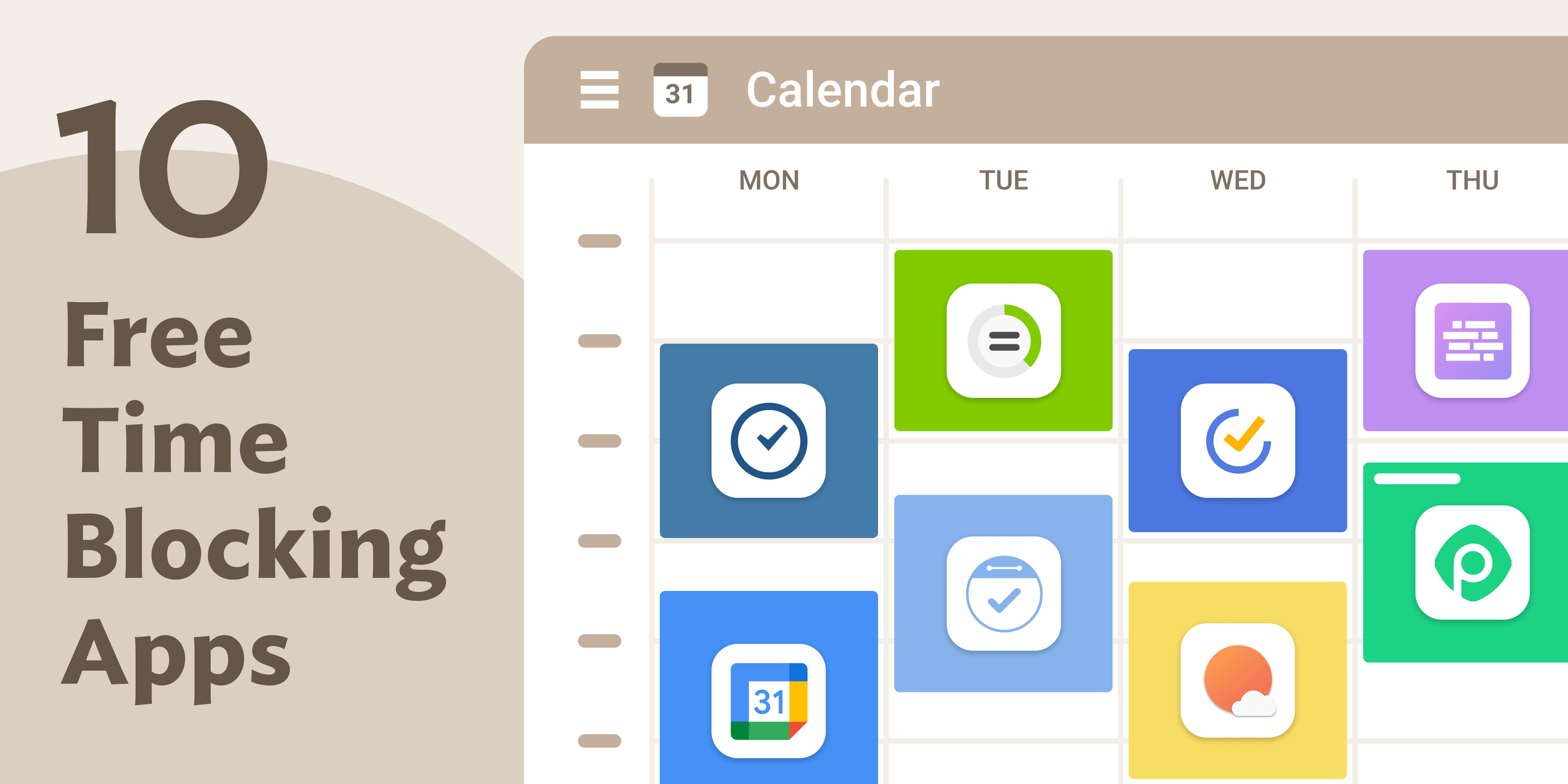 Best App For Time Blocking The Top 10 Free Time Blocking Apps Compared | Clockwise