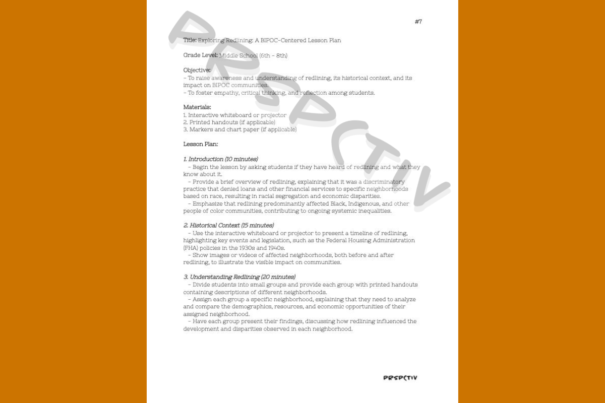 #7. Exploring Redlining | PRSPCTIV