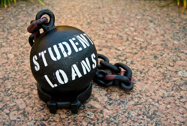 A ball and chain with Student Loans