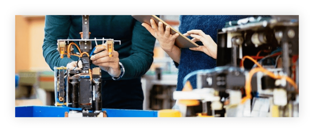 Employees working at Samsung's C-Lab
