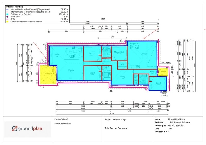Cloud Based Painting Estimating & Takeoff Software Groundplan