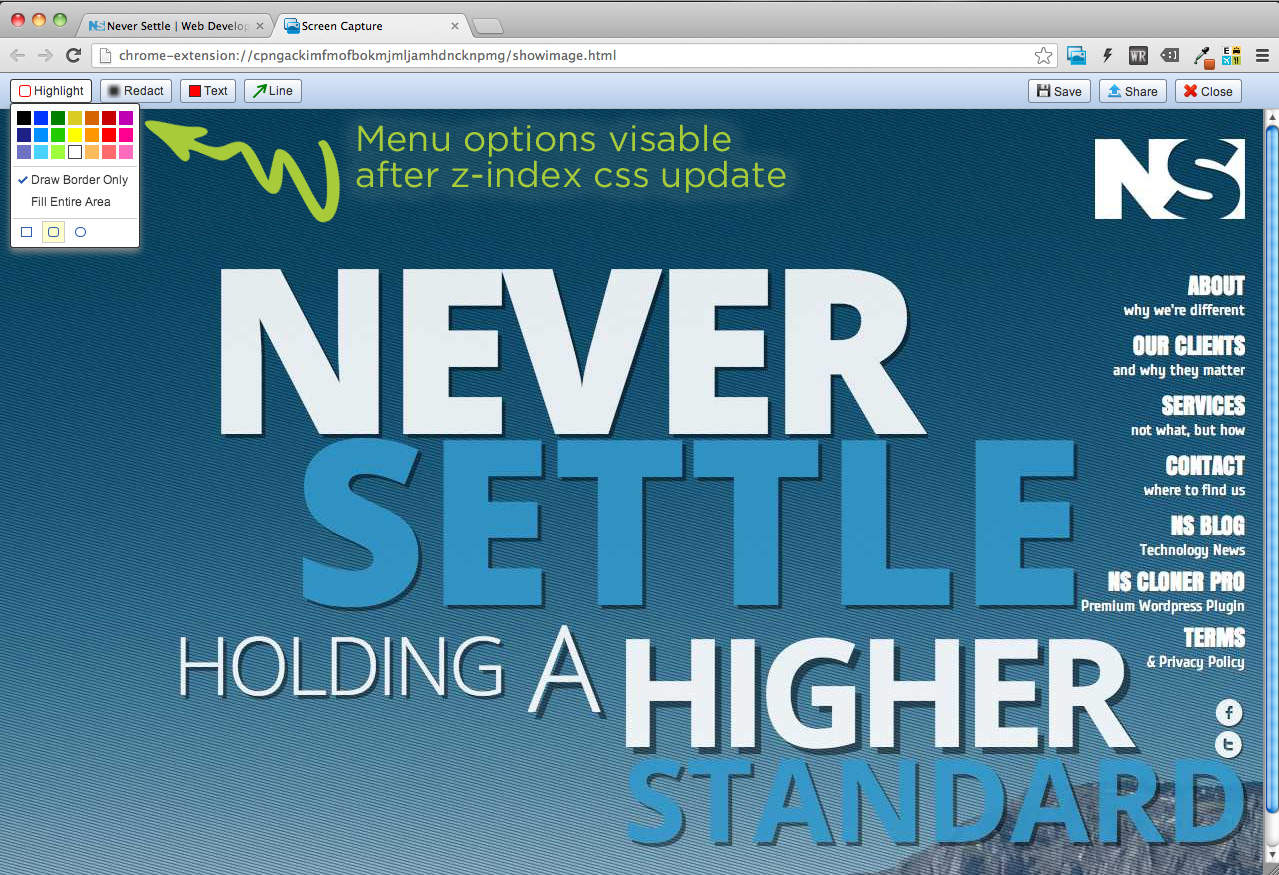 Screen Capture After Update|Screen Capture by Google Broken