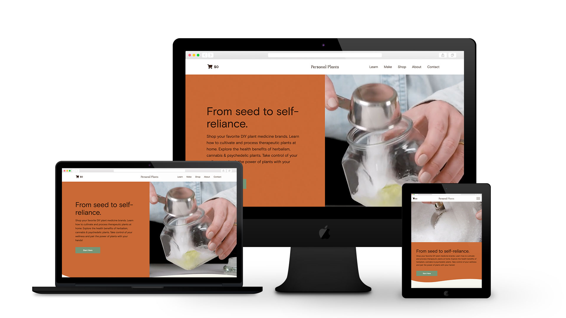 Custom Ecommerce Website for Medicinal Cannabis brand