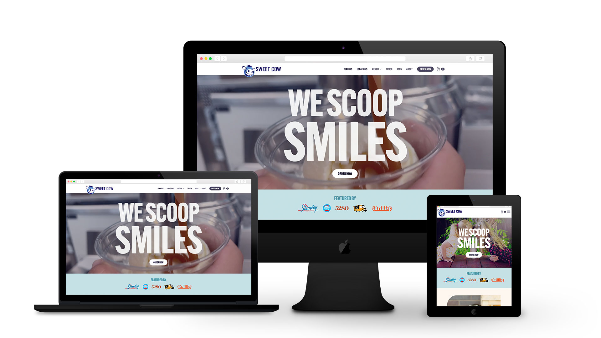 Sweet Cow UI/UX & Website Design