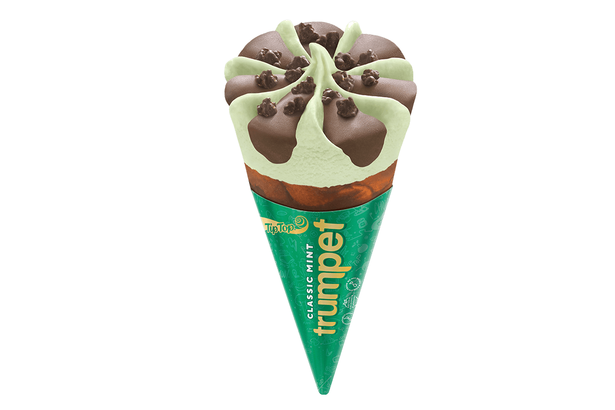 Tip Top Mint Trumpet Ice Cream Tip Top