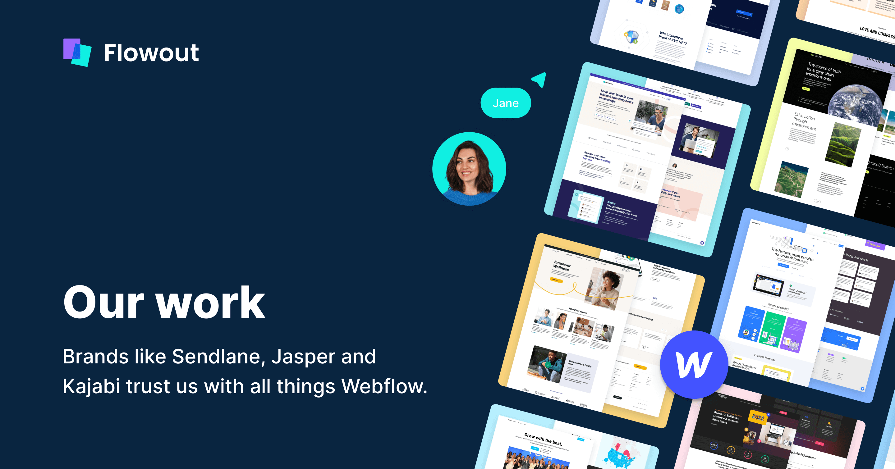 Our Webflow Websites And Case Studies Flowout