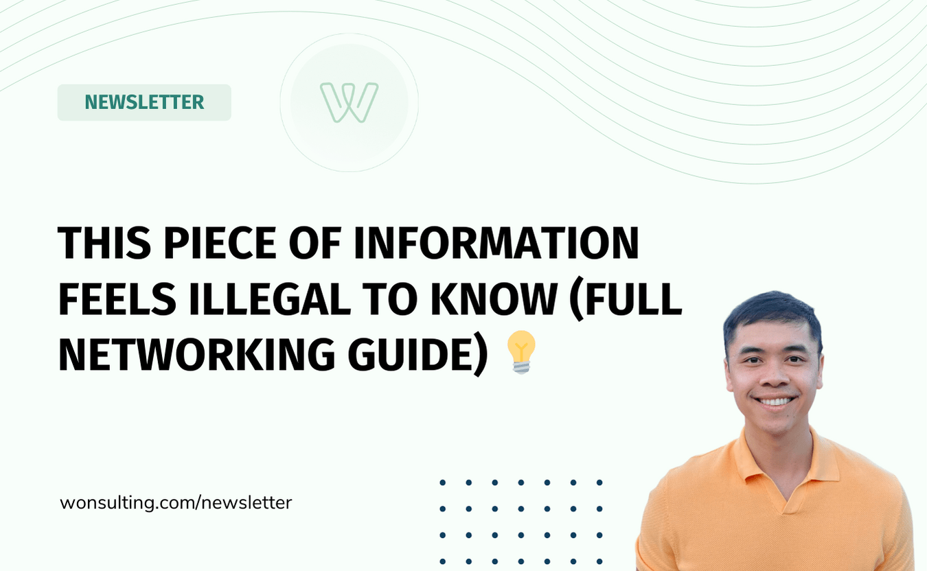 Wonsulting Wonsulting Newsletter 21 This piece of information feels